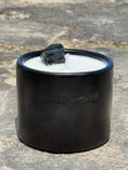 Load image into Gallery viewer, HEAL - BLACK TOURMALINE WITH LEMONGRASS & PATCHOULI BLACK TINY CANDLE
