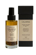 Load image into Gallery viewer, CALMING BODY OIL - AMETHYST CRYSTAL BERGAMOT & GRAPEFRUIT SCENTED BODY OIL