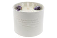 Load image into Gallery viewer, CALMING - AMETHYST & CRYSTAL QUARTZ STONE INFUSED SCENTED BIG CANDLE