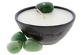 Load image into Gallery viewer, MANIFEST - AVENTURINE WITH PATCHOULI & BERGAMOT MINI BLACK CANDLE