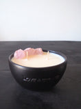 Load image into Gallery viewer, RAW DREAM - RAW ROSE QUARTZ CRYSTAL INFUSED SCENTED PETIT CANDLE