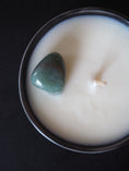 Load image into Gallery viewer, MANIFEST - AVENTURINE WITH PATCHOULI & BERGAMOT MINI BLACK CANDLE