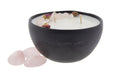 Load image into Gallery viewer, LOVE - ROSES AND ROSE QUARTZ CRYSTALS INFUSED SCENTED PETIT CANDLE