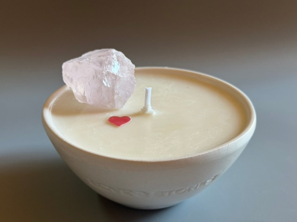 Raw dream mini white candle