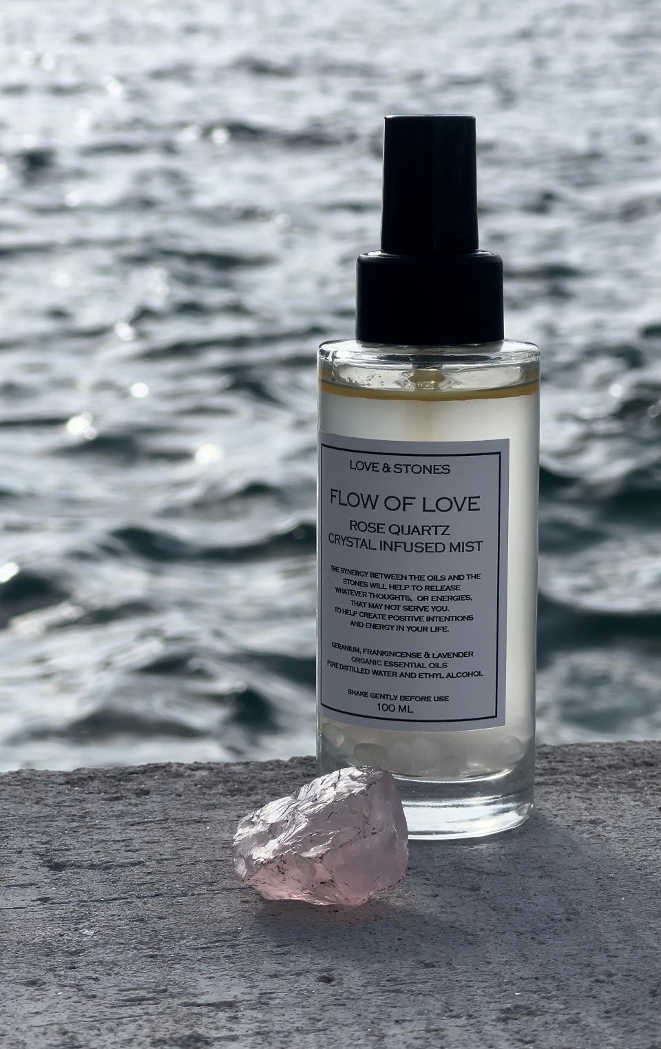 FLOW OF LOVE - ROSE QUARTZ INFUSED SCENTED MIST