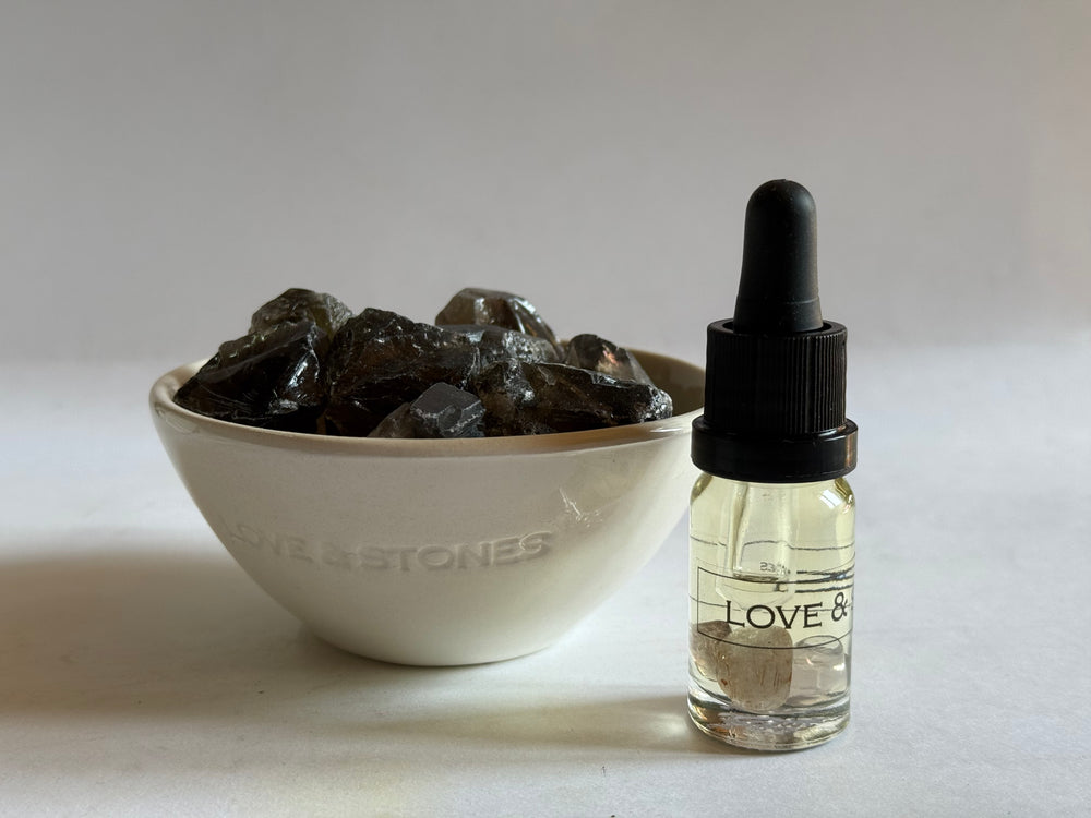 Flow raw crystal mini diffuser