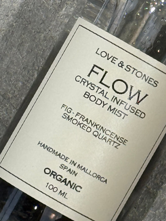 FLOW. - SMOKED QUARTZ CRYSTAL INFUSED SCENTED BODY MIST