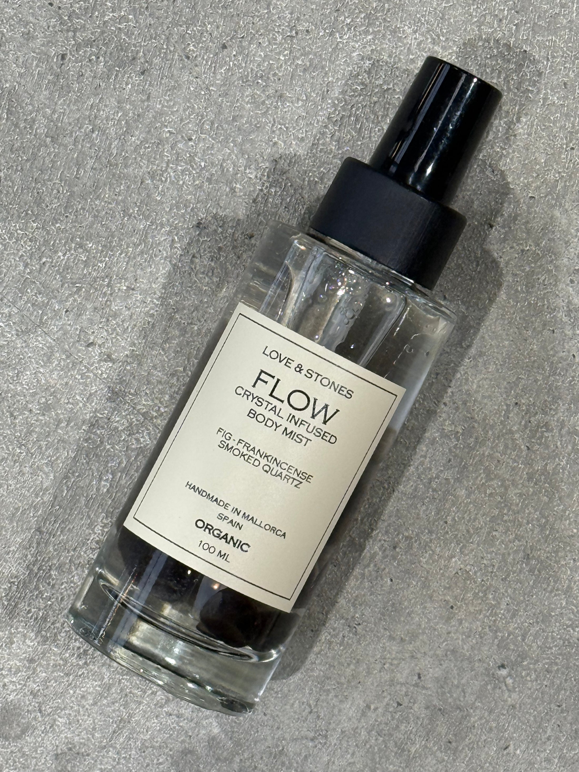 FLOW. - SMOKED QUARTZ CRYSTAL INFUSED SCENTED BODY MIST