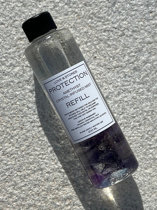 REFIL MIST PROTECTION - AMETHYST CRYSTAL INFUSED MIST