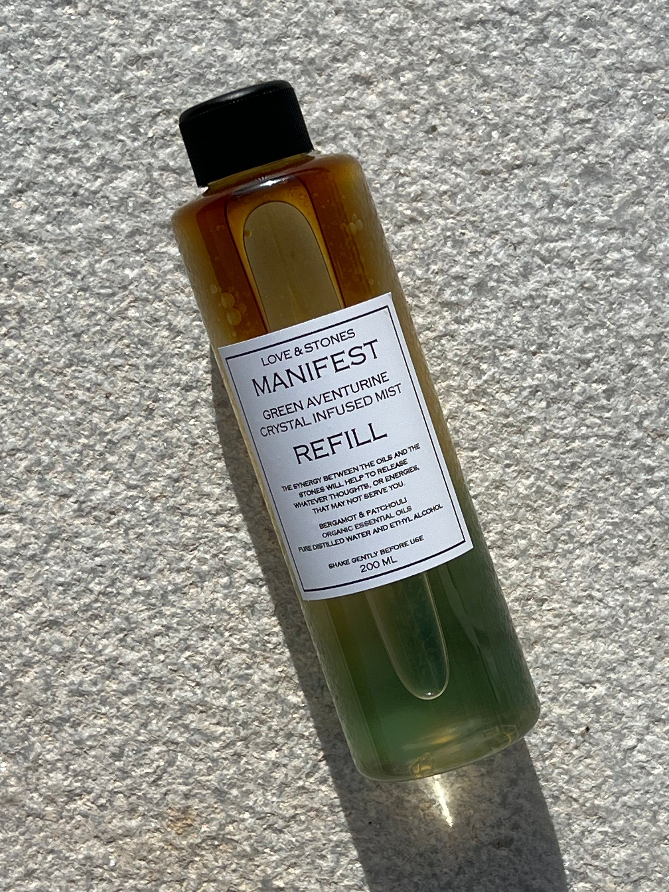 REFIL MIST MANIFEST - GREEN AVENTURINE INFUSED MIST