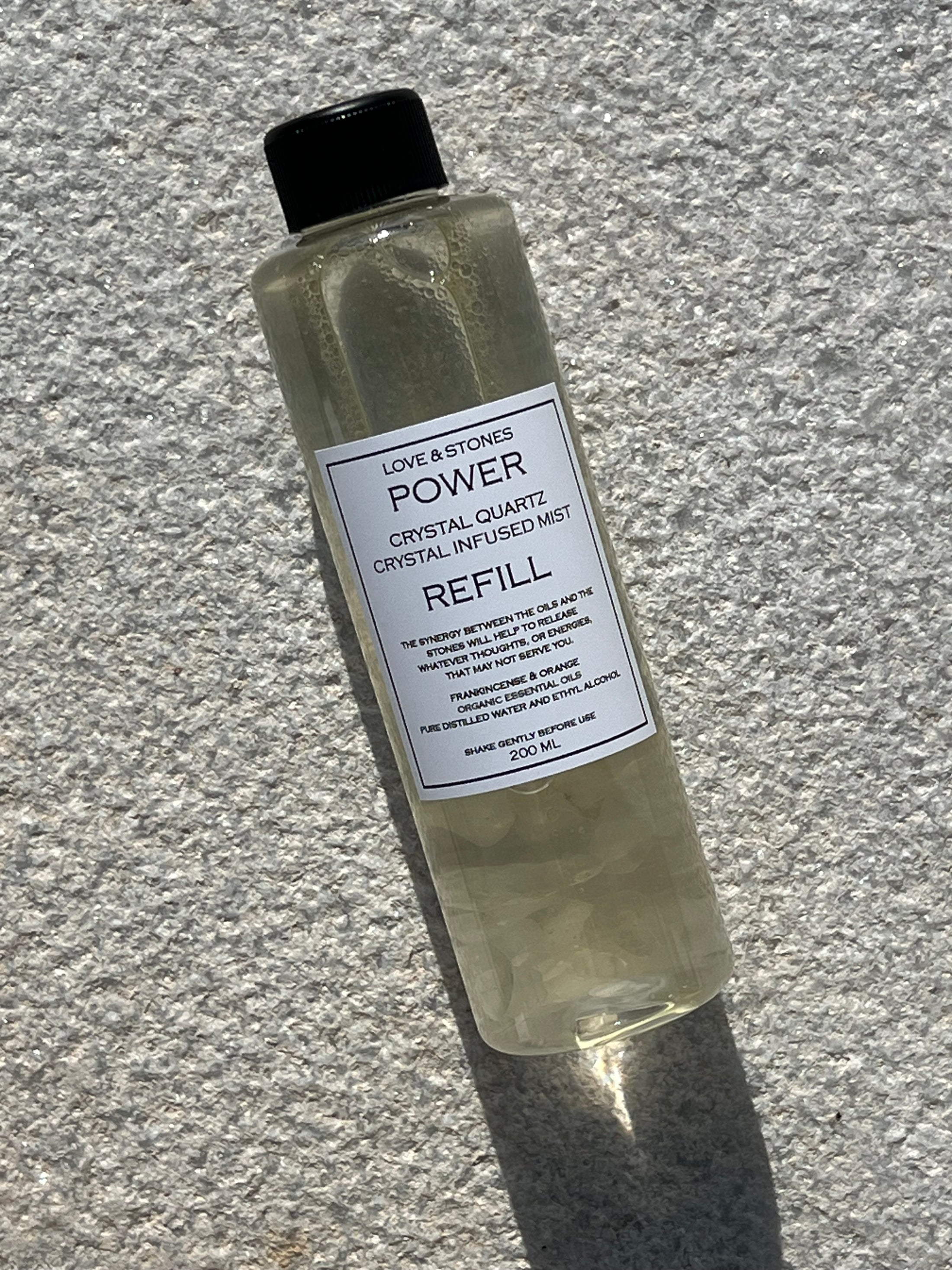 MIST REFIL POWER - CRYSTAL QUARTZ INFUSED MIST