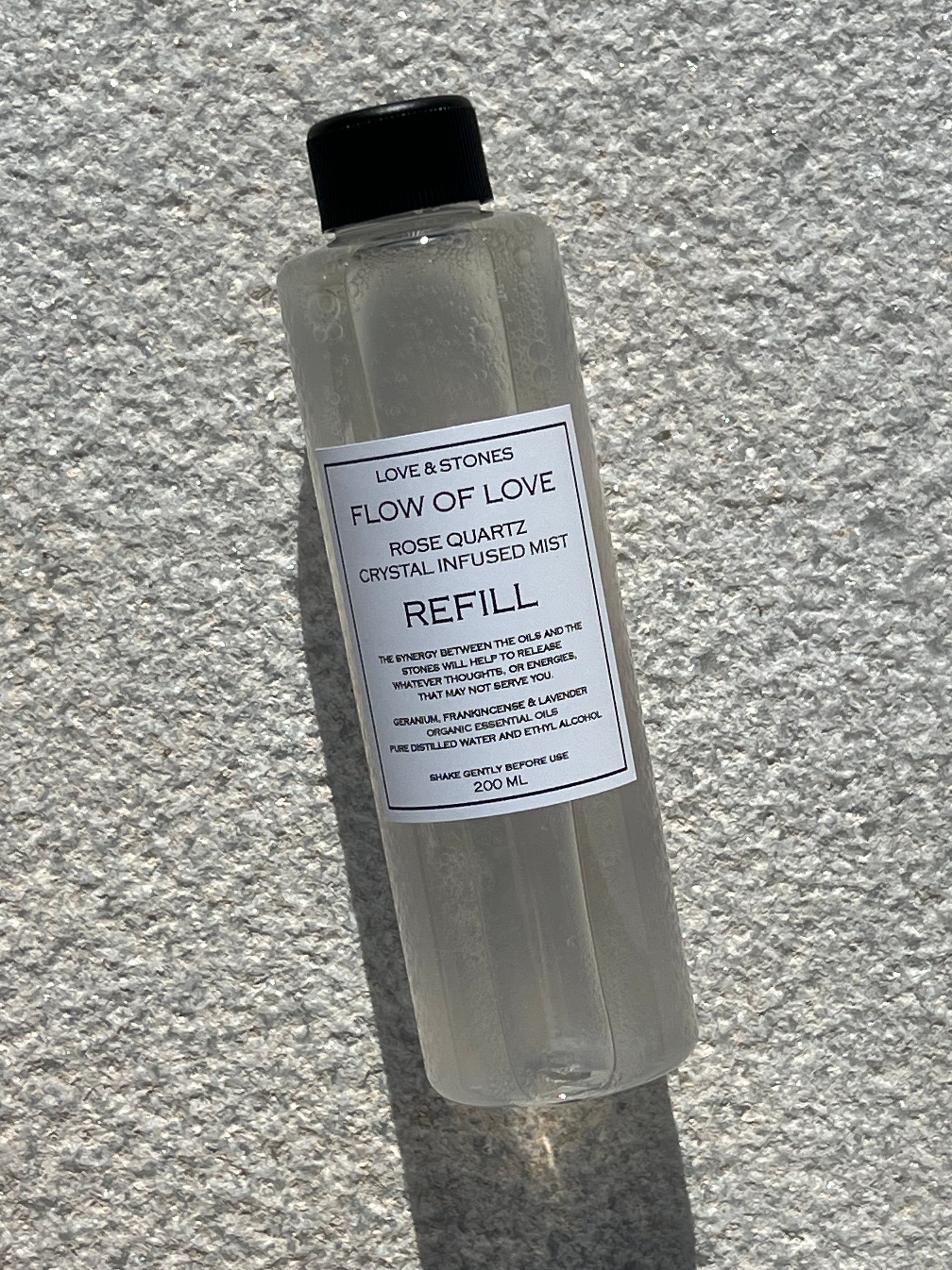 MIST REFILL FLOW OF LOVE - ROSE QUARTZ INFUSED MIST