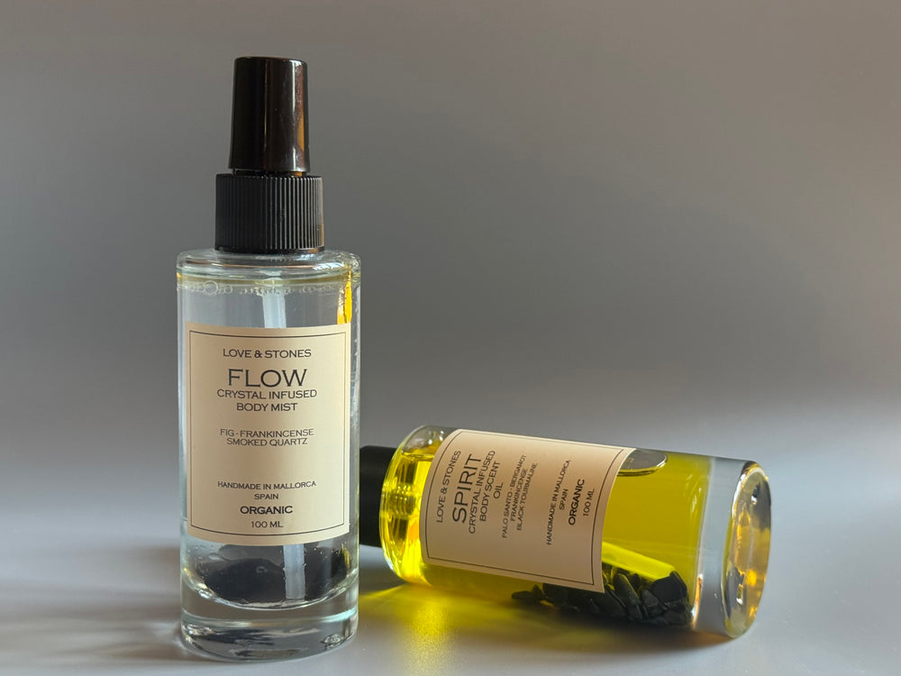 Flow scented body mist & Spirit scented body oil