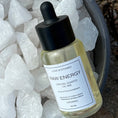 Load image into Gallery viewer, RAW ENERGY - CRYSTAL QUARTZ CRYSTAL SCENTED LARGE GREY RAW DIFFUSER
