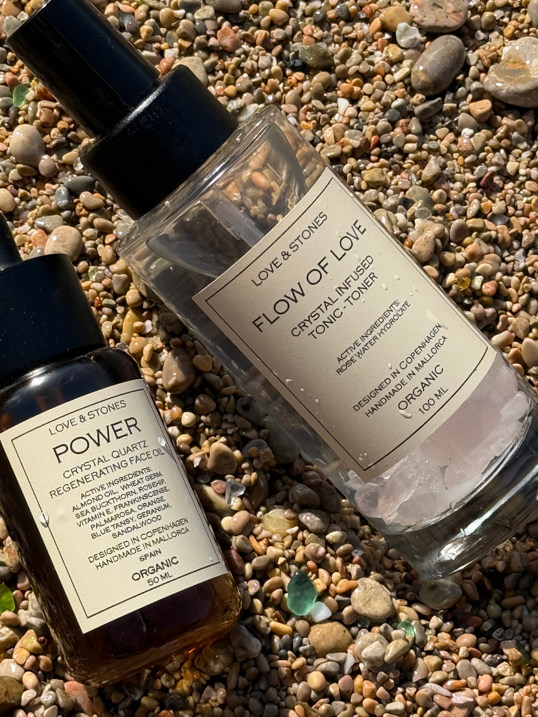 POWER  - CRYSTAL QUARTZ INFUSED REGENERATING ORGANIC FACE OIL