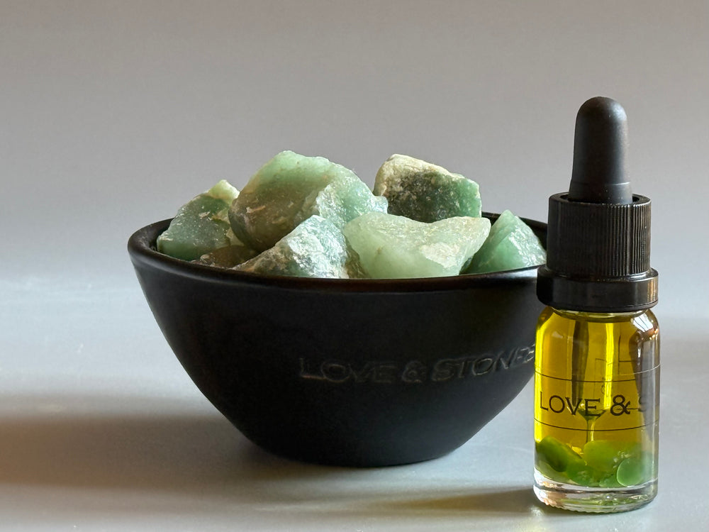 Breathe  raw crystal mini diffuser