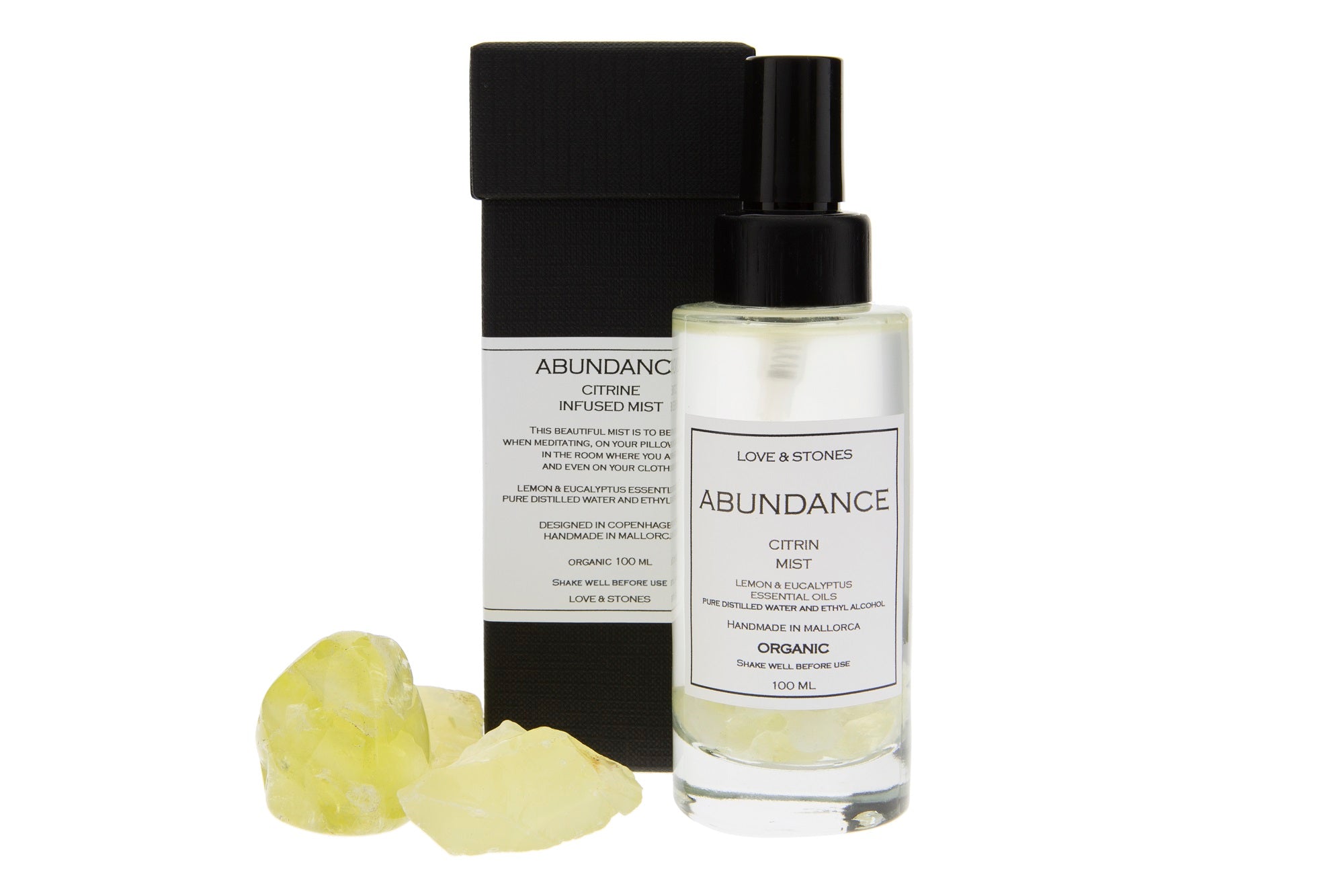 ABUNDANCE - CITRINE CRYSTAL STONE MIST