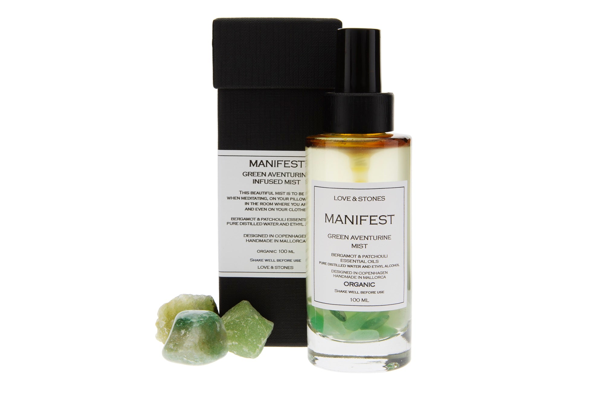 MANIFEST - GREEN AVENTURINE CRYSTAL STONE INFUSED MIST