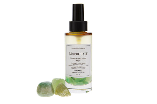 MANIFEST - GREEN AVENTURINE CRYSTAL STONE INFUSED MIST