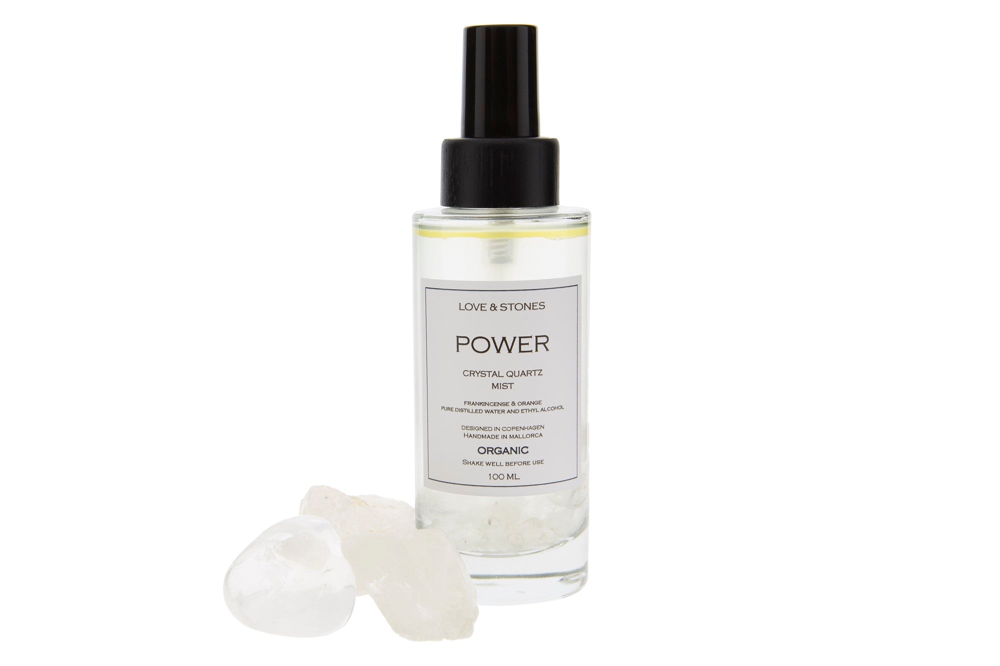 POWER  - CRYSTAL QUARTZ CRYSTAL INFUSED MIST