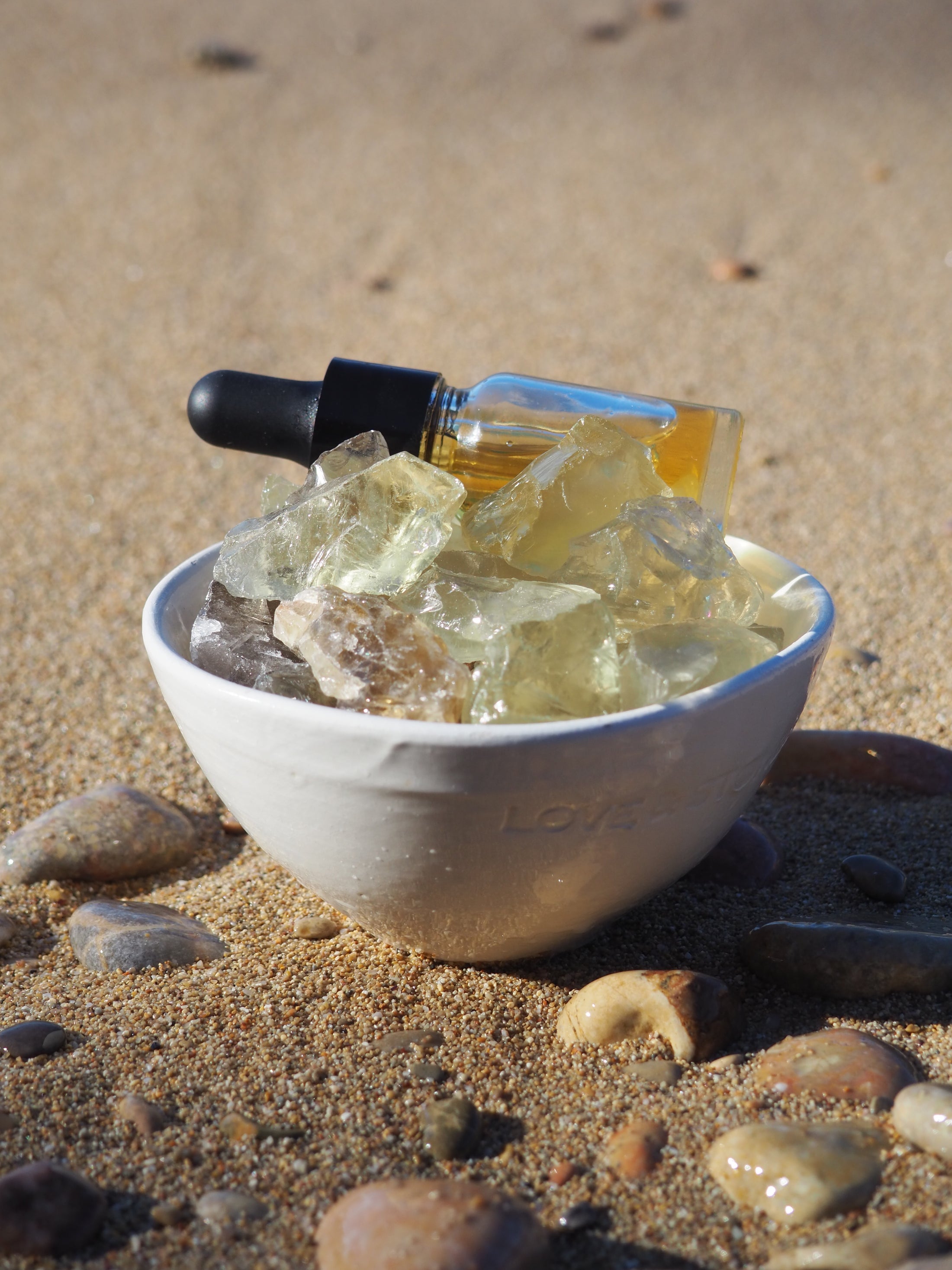 ABUNDANCE - RAW CITRINE CRYSTAL STONE DIFFUSER