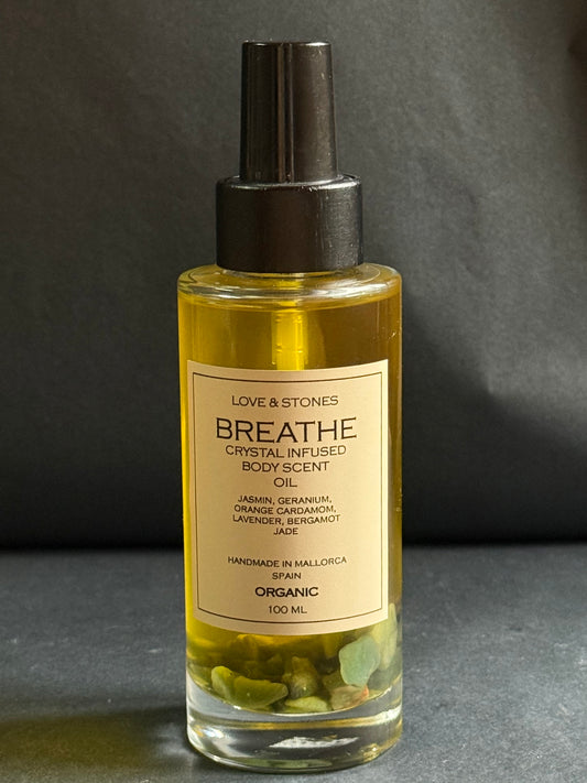 BREATHE - JADE INFUSED SCENTED BODY OIL