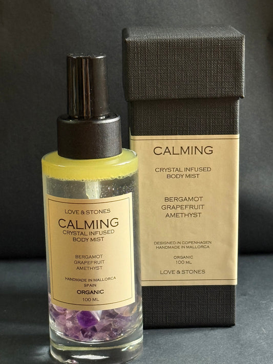 CALMING  - AMETHYST CRYSTAL INFUSED SCENTED BODY MIST