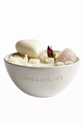 Load image into Gallery viewer, A MESSAGE OF LOVE - WITH YOUR OWN WORDS MINI WHITE CANDLE 160 ml
