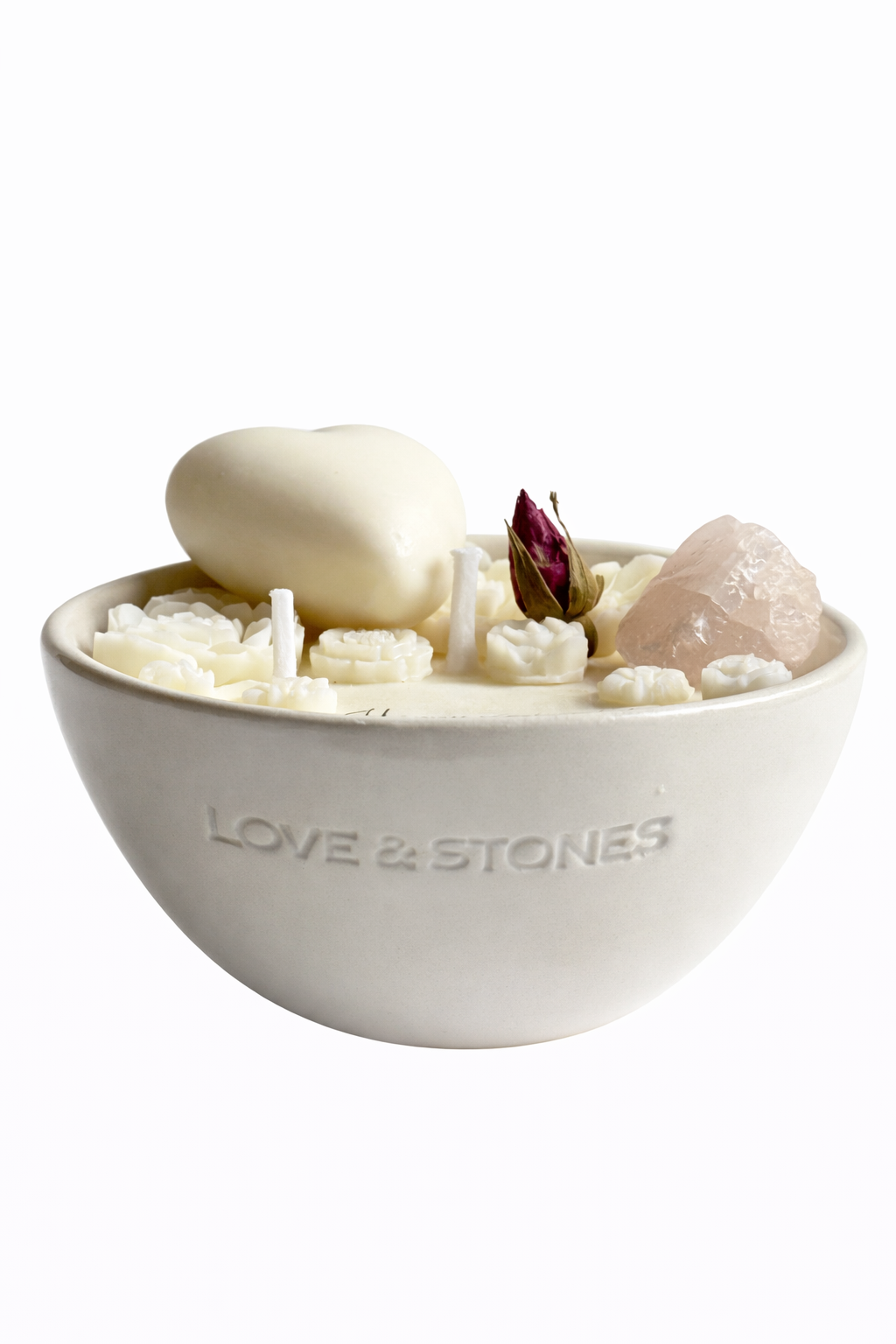 A MESSAGE OF LOVE - WITH YOUR OWN WORDS MINI WHITE CANDLE 160 ml