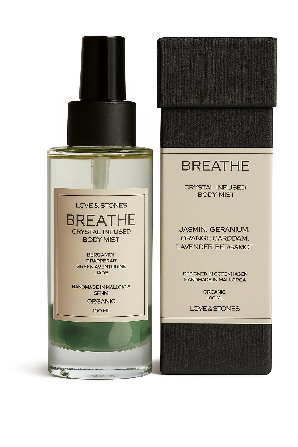 BREATHE - JADE CRYSTAL SCENTED SCENTED BODY MIST