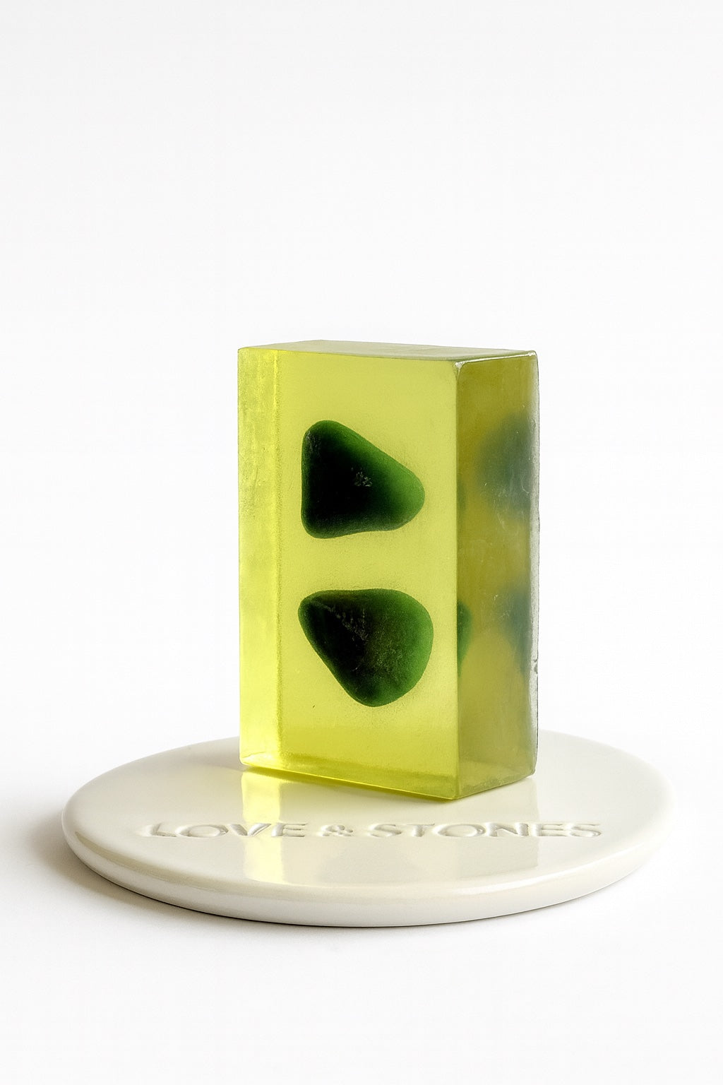 BREATHE - JADE CRYSTAL INFUSED SCENTED HAND SOAP BAR