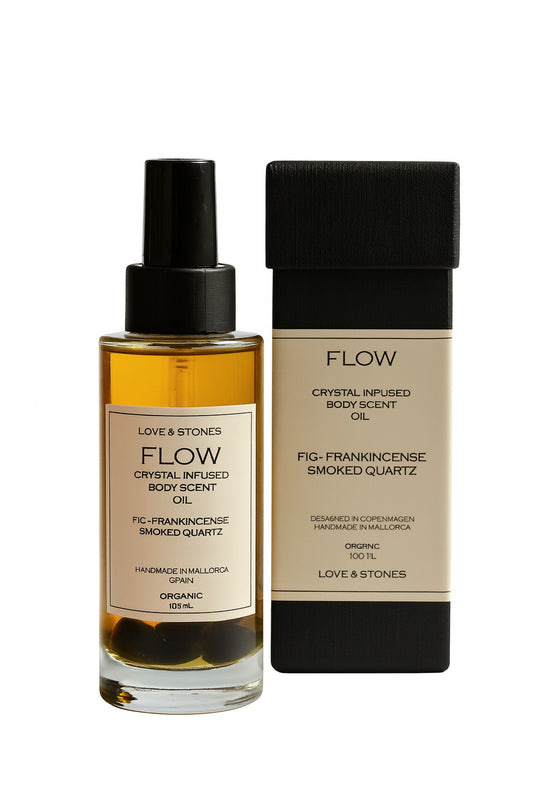 FLOW - SMOKED QUARTZ, FRANKINCENSE & FIG SCENTED BODY OIL