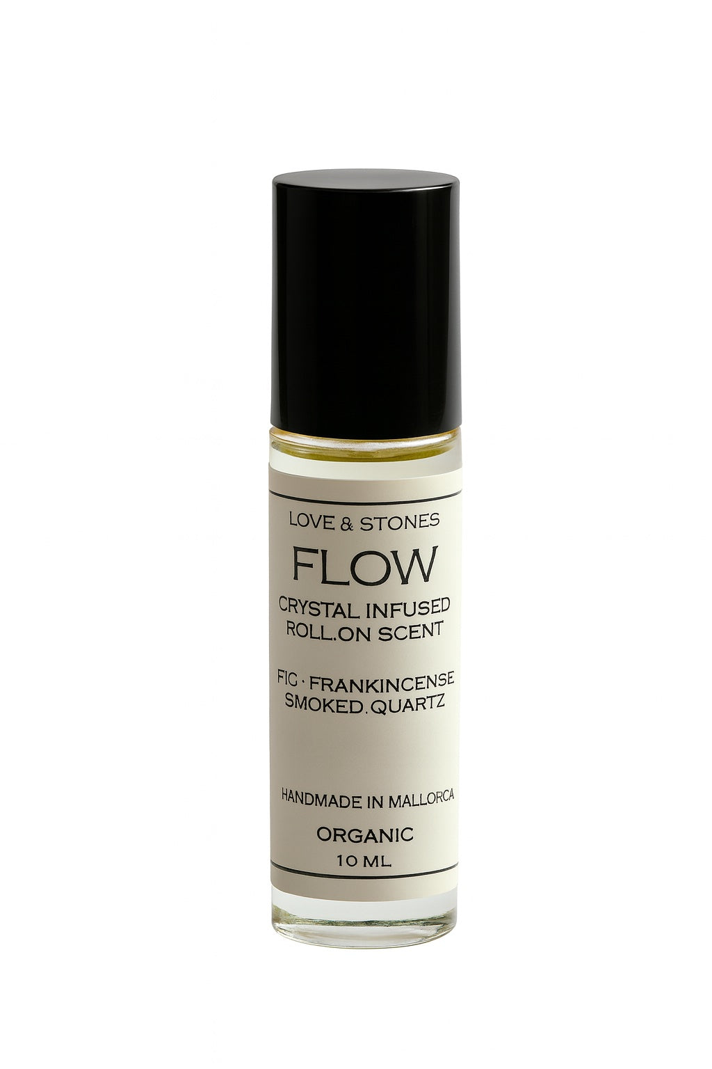 FLOW - SMOKED QUARTZ, FIG & FRANKINCENSE BODY SCENT ROLL ON