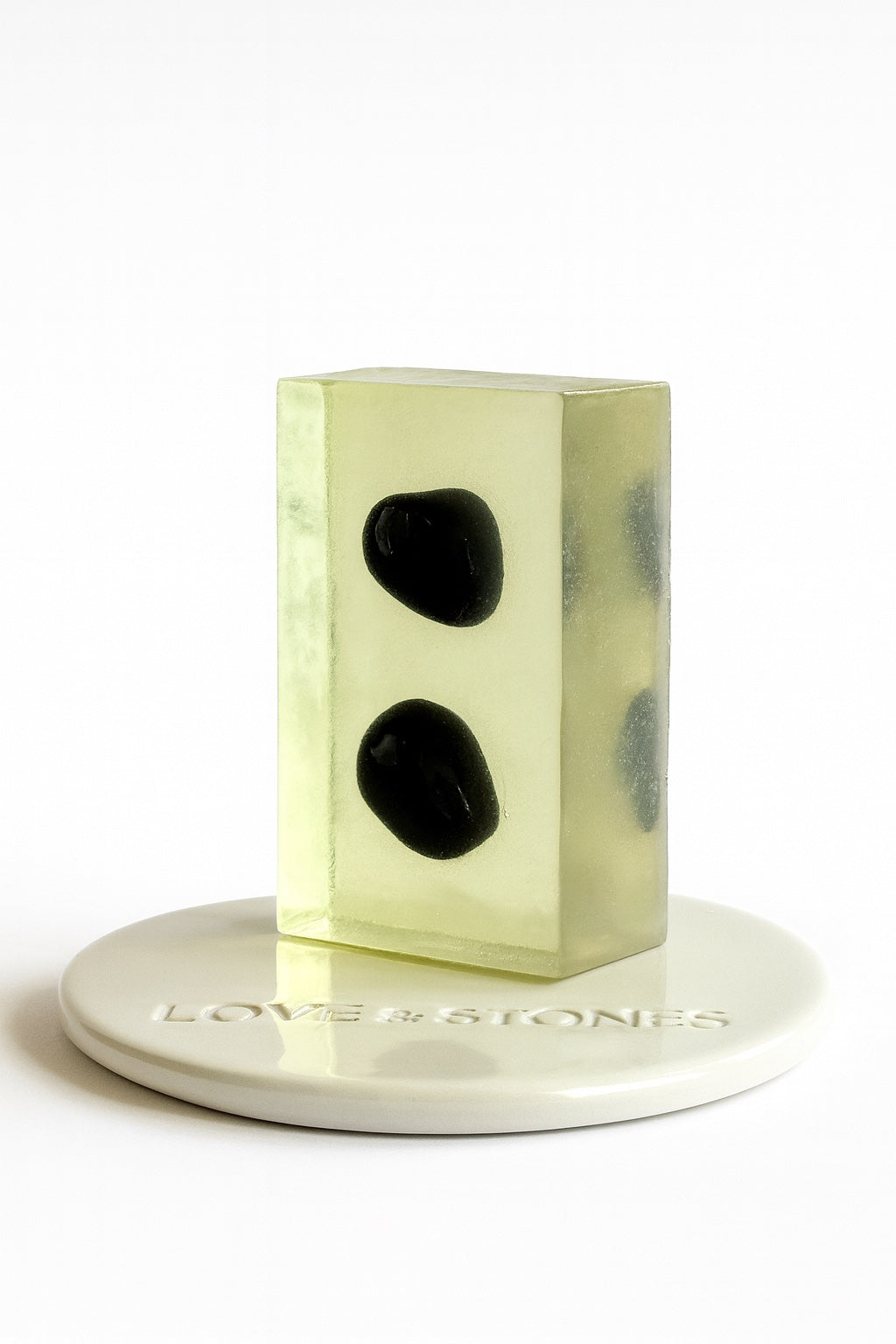 HEAL - BLACK TOURMALINE, PATCHOULI & LEMONGRASS SCENTED SOAP BAR