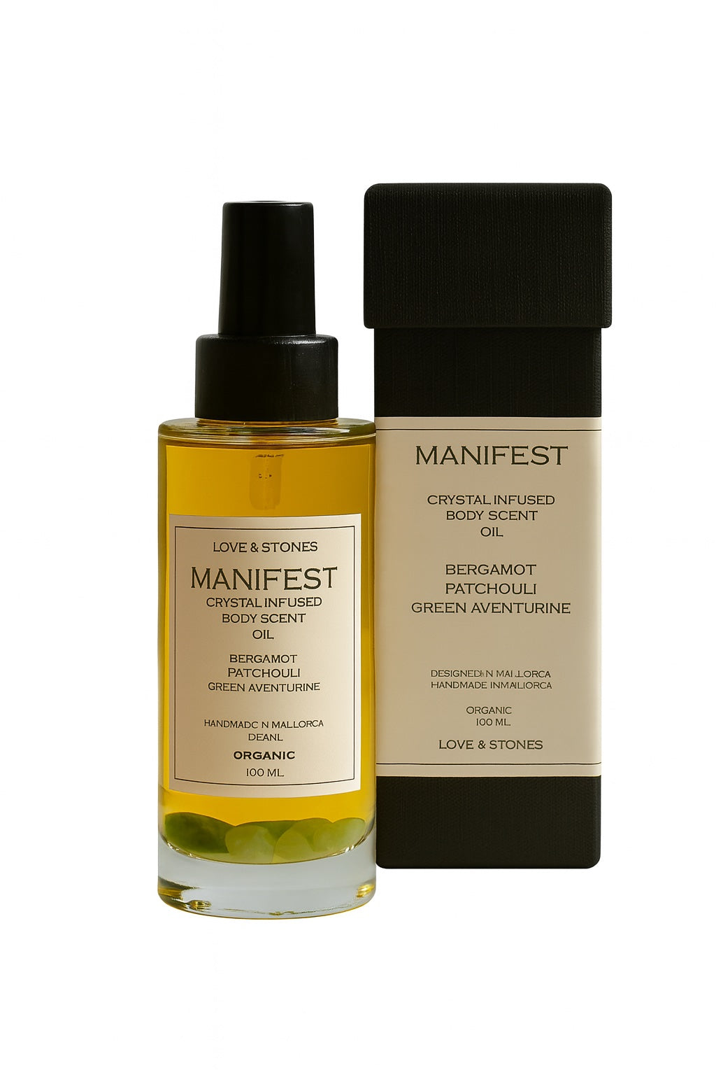 MANIFEST - AVENTURINE, BERGAMOT & PATCHOULI SCENTED BODY OIL