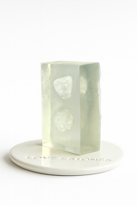 RAW ENERGY  - CRYSTAL QUARTZ INFUSED SCENTED HAND SOAP