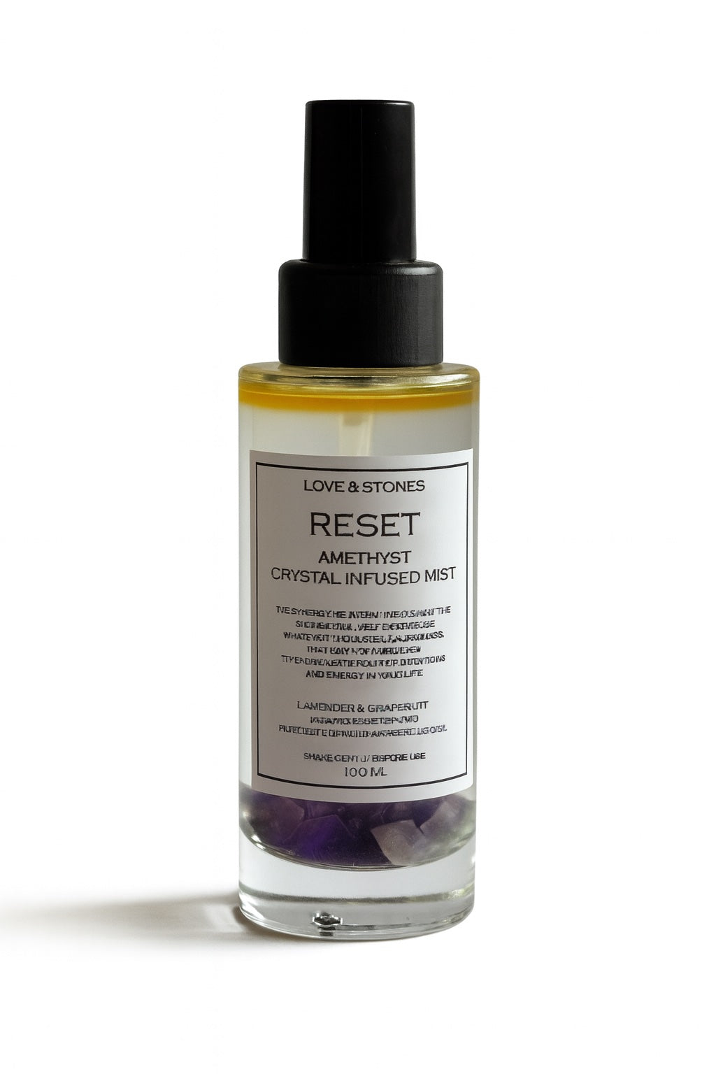 RESET - AMETHYST CRYSTAL INFUSED SCENTED MIST