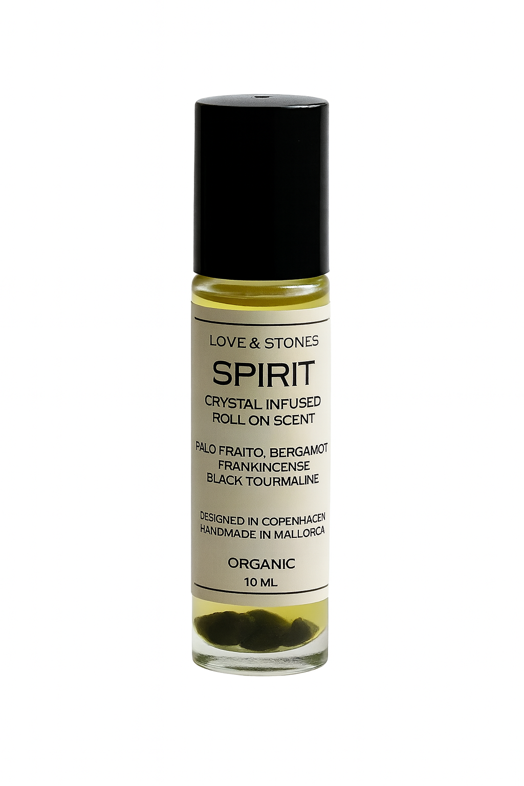 SPIRIT - BLACK TOURMALINE, PALO SANTO, SANDALWOOD & FRANKINCENSE BODY SCENT ROLL ON