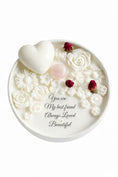 Load image into Gallery viewer, A MESSAGE OF LOVE - WITH YOUR OWN WORDS PETIT WHITE CANDLE 500 ml
