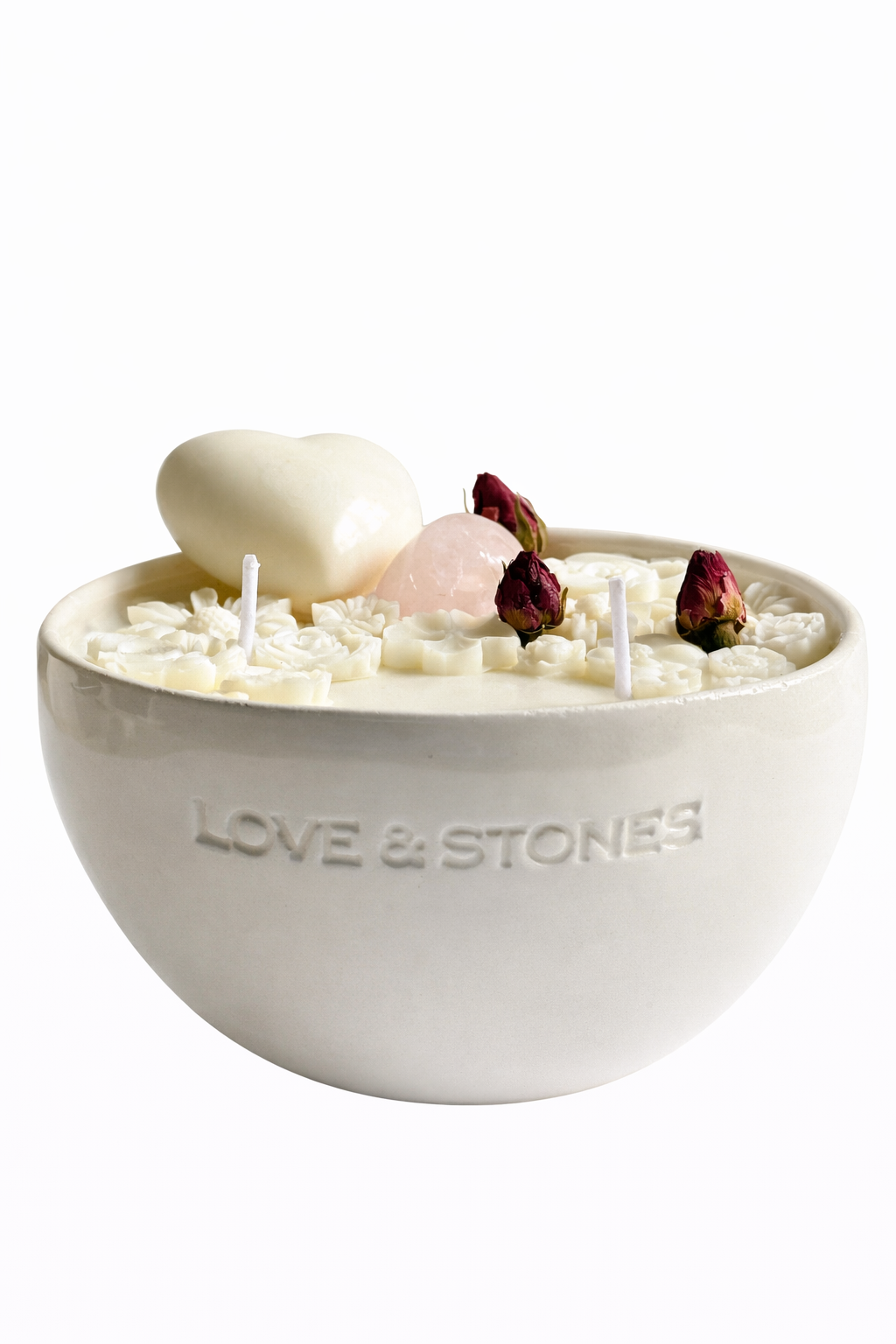 A MESSAGE OF LOVE - WITH YOUR OWN WORDS PETIT WHITE CANDLE 500 ml