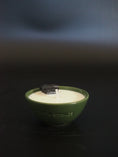 Load image into Gallery viewer, HEAL - BLACK TOURMALINE CRYSTAL INFUSED SCENTED MINI GREEN CANDLE
