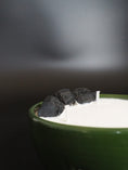 Load image into Gallery viewer, HEAL - BLACK TOURMALINE CRYSTAL INFUSED SCENTED PETIT GREEN CANDLE
