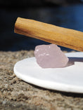 Load image into Gallery viewer, LIFE BY HAND ROSE QUARTZ CRYSTAL PALO SANTO BURNER SET
