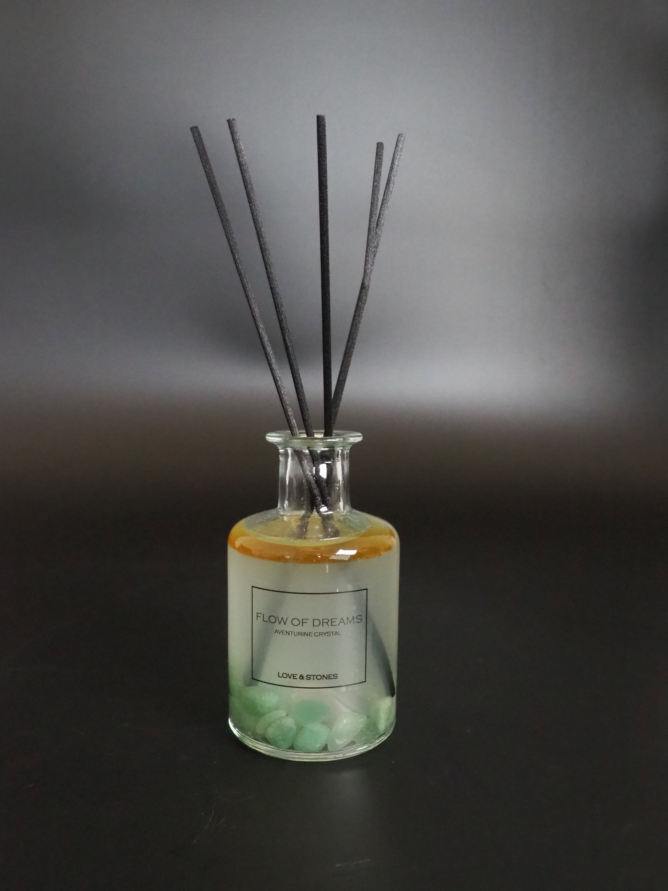 MANIFEST - GREEN AVENTURINE INFUSED SCENTED MEDIUM REED 200 ML BOTTLE DIFFUSER