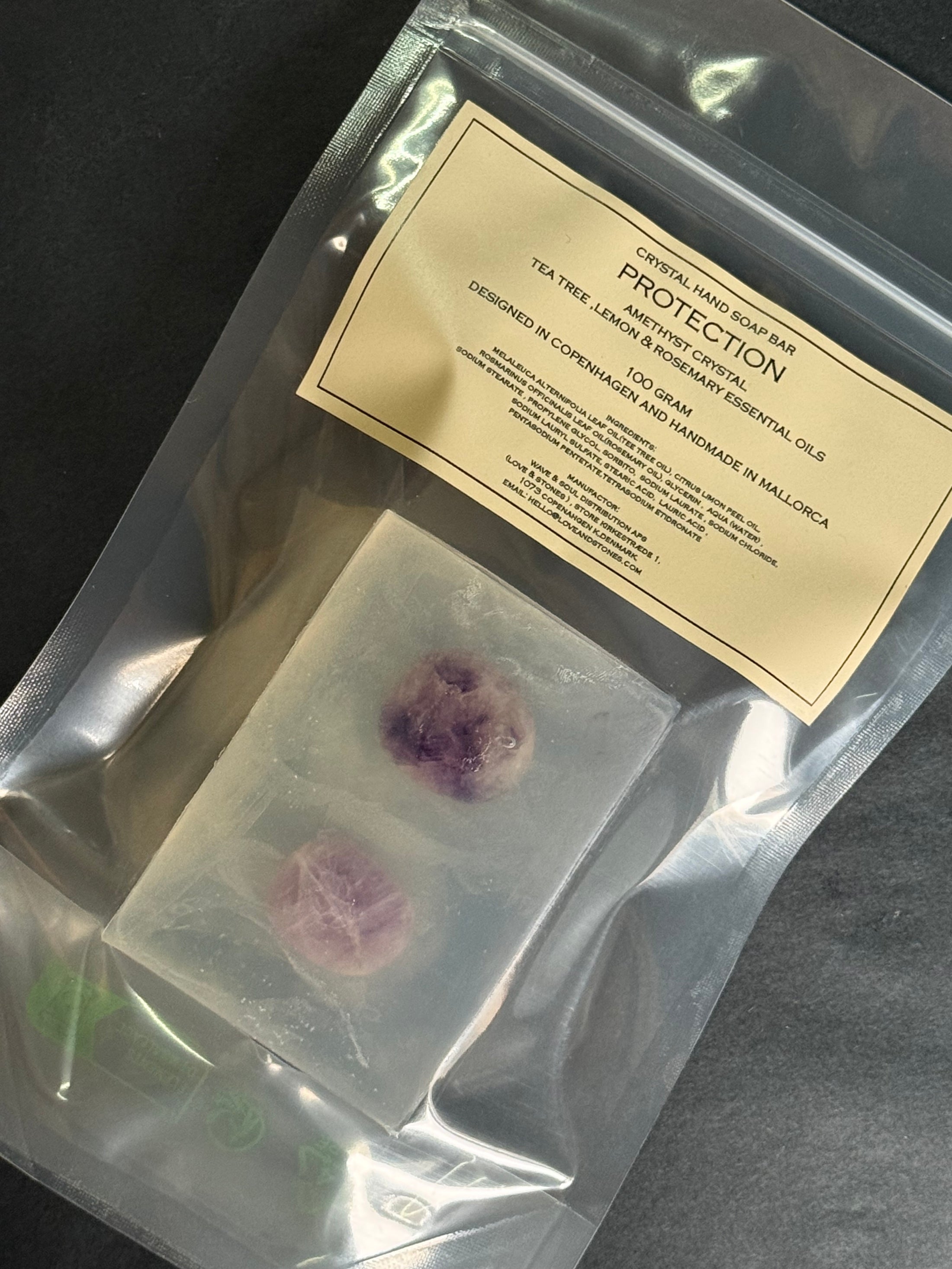 PROTECTION  - AMETHYST CRYSTAL INFUSED HAND SOAP