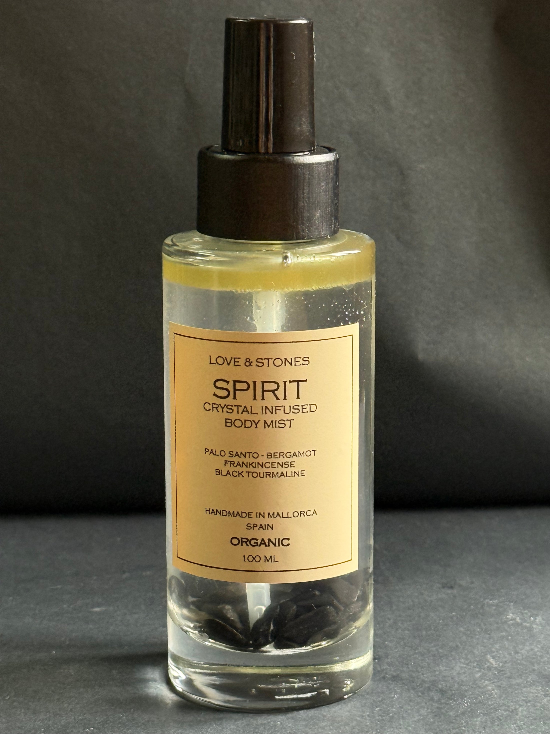 SPIRIT - TOURMALINE CRYSTAL INFUSED SCENTED BODY MIST