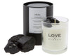 Load image into Gallery viewer, HEAL  - BLACK TOURMALINE CRYSTAL INFUSED  SCENTED GLASS CANDLE
