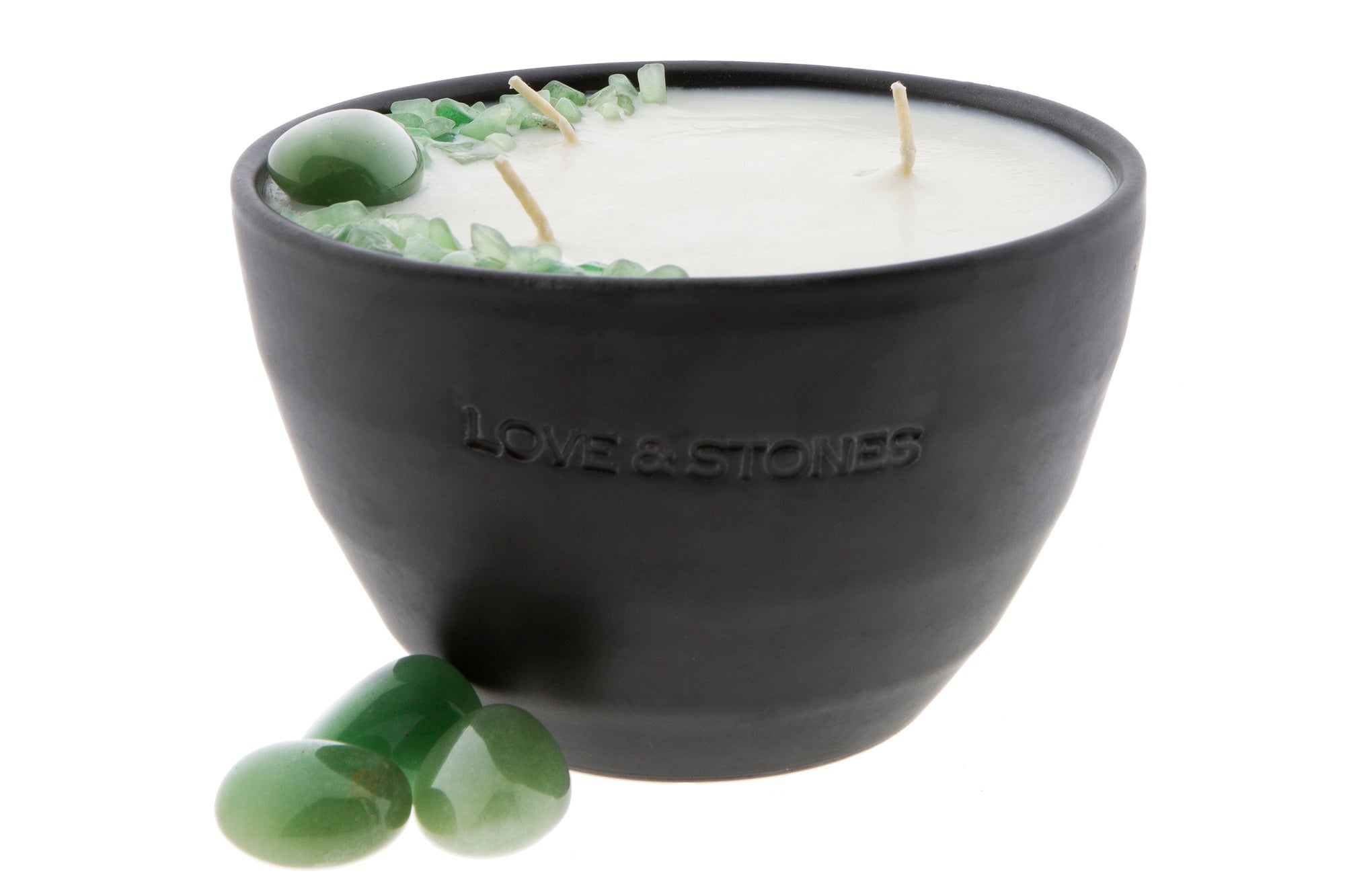 MANIFEST -  AVENTURINE CRYSTAL INFUSED SCENTED MEDIUM CANDLE