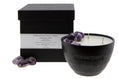 Load image into Gallery viewer, PROTECTION  - AMETHYST CRYSTAL INFUSED SCENTED MEDIUM CANDLE
