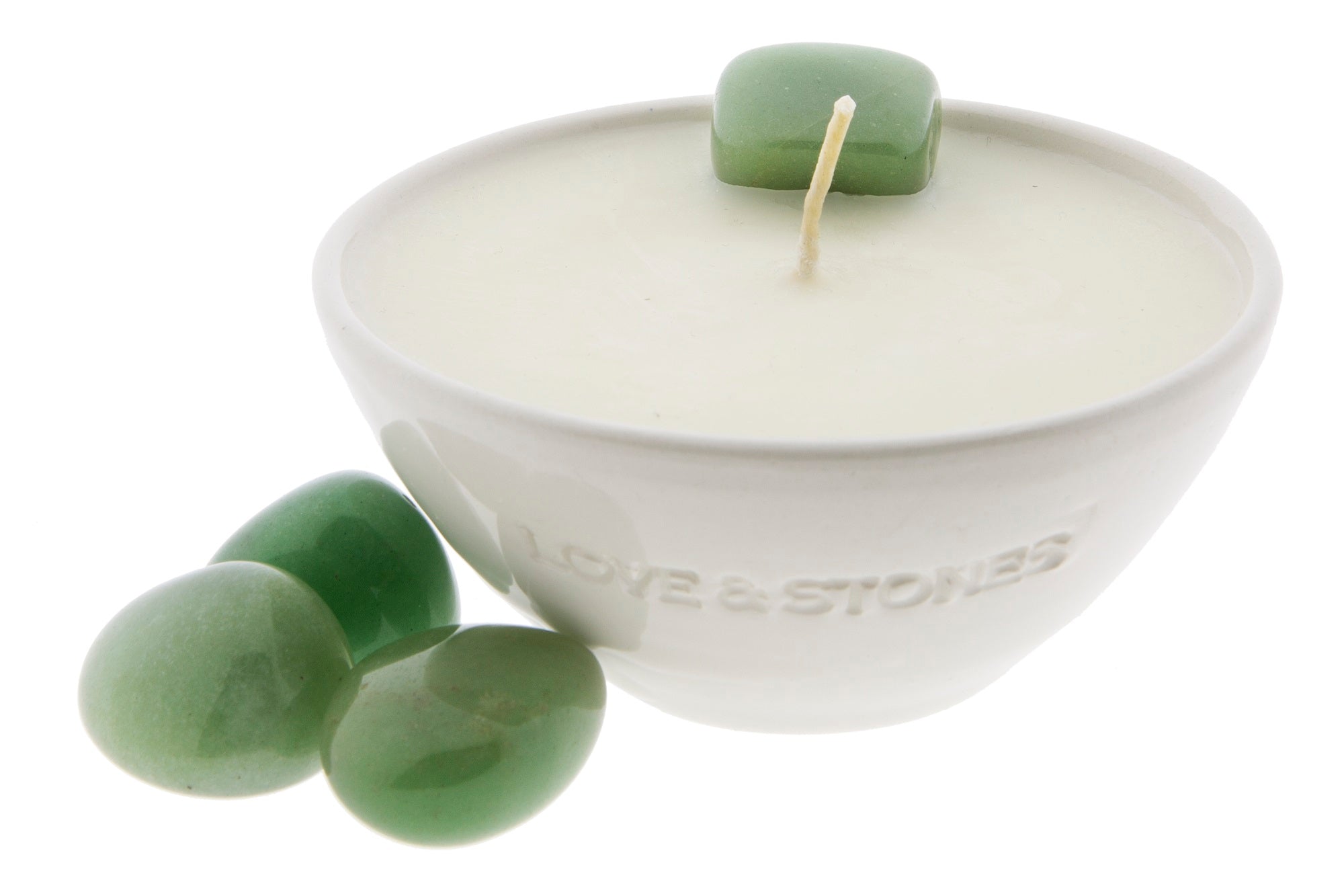 MANIFEST  - AVENTURINE CRYSTAL INFUSED SCENTED MINI CANDLE